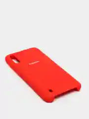 Алый защитный силиконовый чехол Silikone Cover для Samsung M10