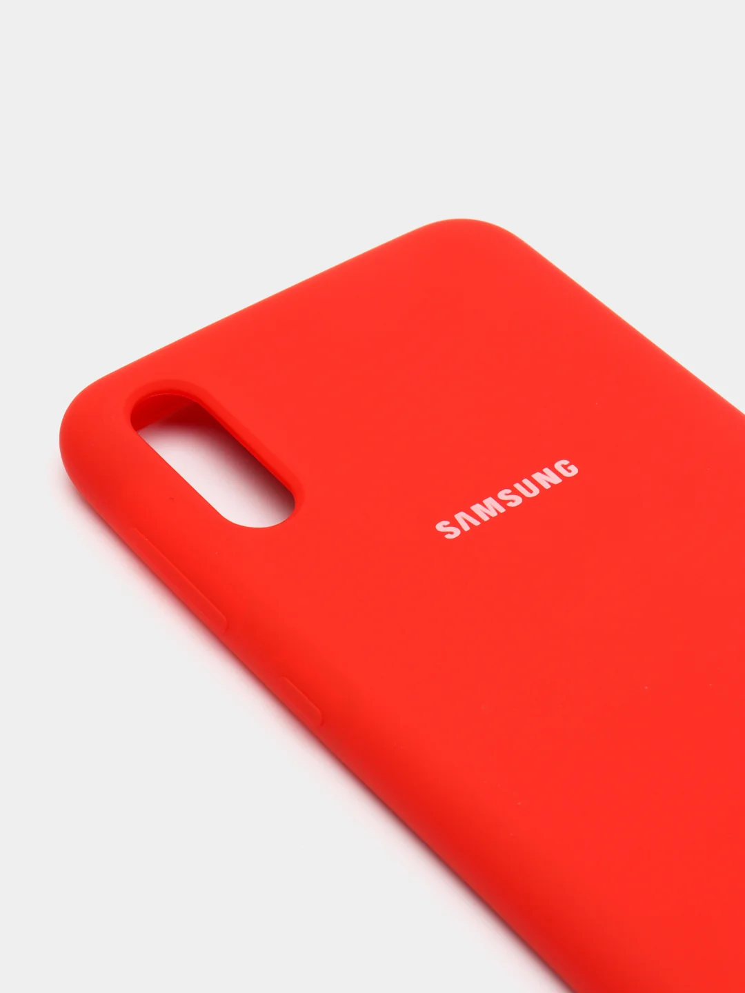 Алый защитный силиконовый чехол Silikone Cover для Samsung M10
