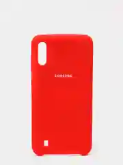 Алый защитный силиконовый чехол Silikone Cover для Samsung M10
