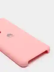 Кораллово-розовый защитный силиконовый чехол Silicone Cover Huawei P40