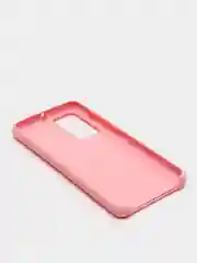 Кораллово-розовый защитный силиконовый чехол Silicone Cover Huawei P40