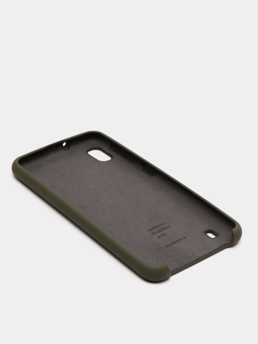Зелёный хаки защитный силиконовый чехол Silikone Cover для Samsung A10