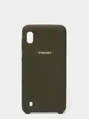 Зелёный хаки защитный силиконовый чехол Silikone Cover для Samsung A10