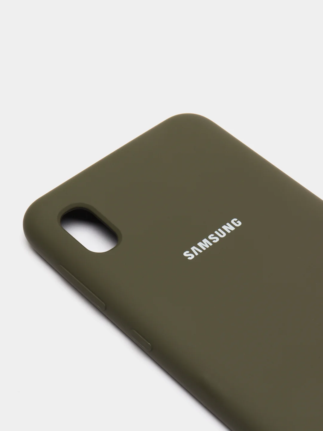 Зелёный хаки защитный силиконовый чехол Silikone Cover для Samsung A10