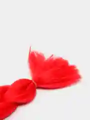 Красный волосы цветные канеколон