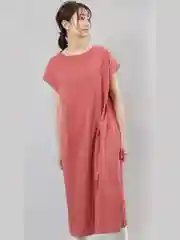 Коралловый платье - футболка