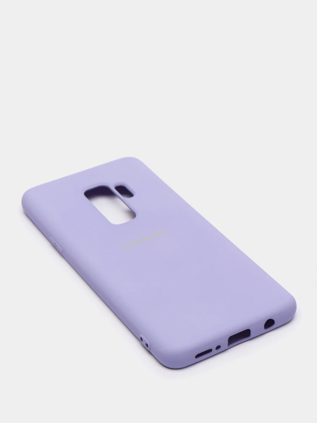Лавандовый защитный силиконовый чехол Silikone Cover для Samsung S9 PLUS