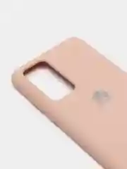 Бежевый защитный силиконовый чехол Silicone Cover Huawei P40