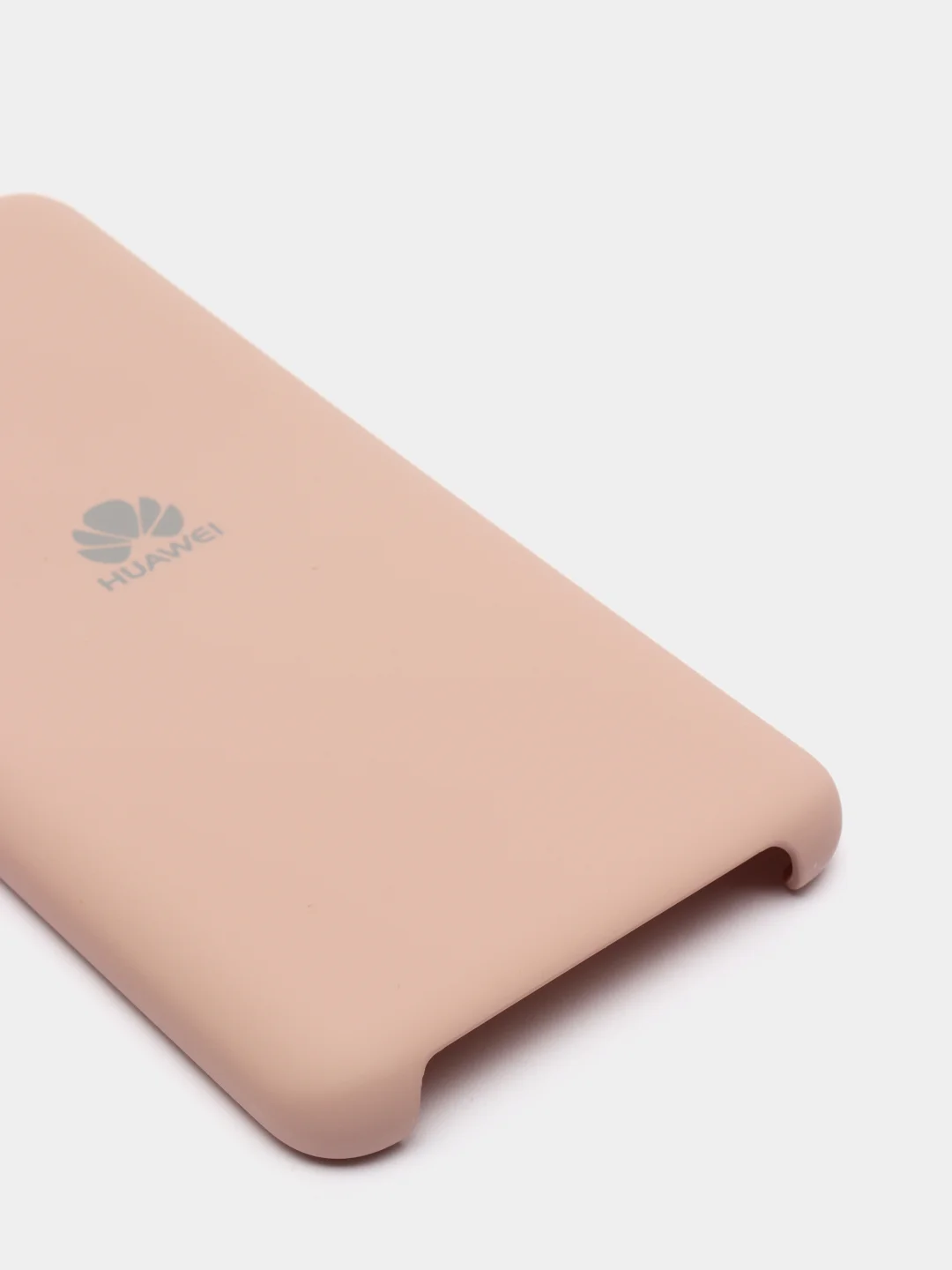 Бежевый защитный силиконовый чехол Silicone Cover Huawei P40
