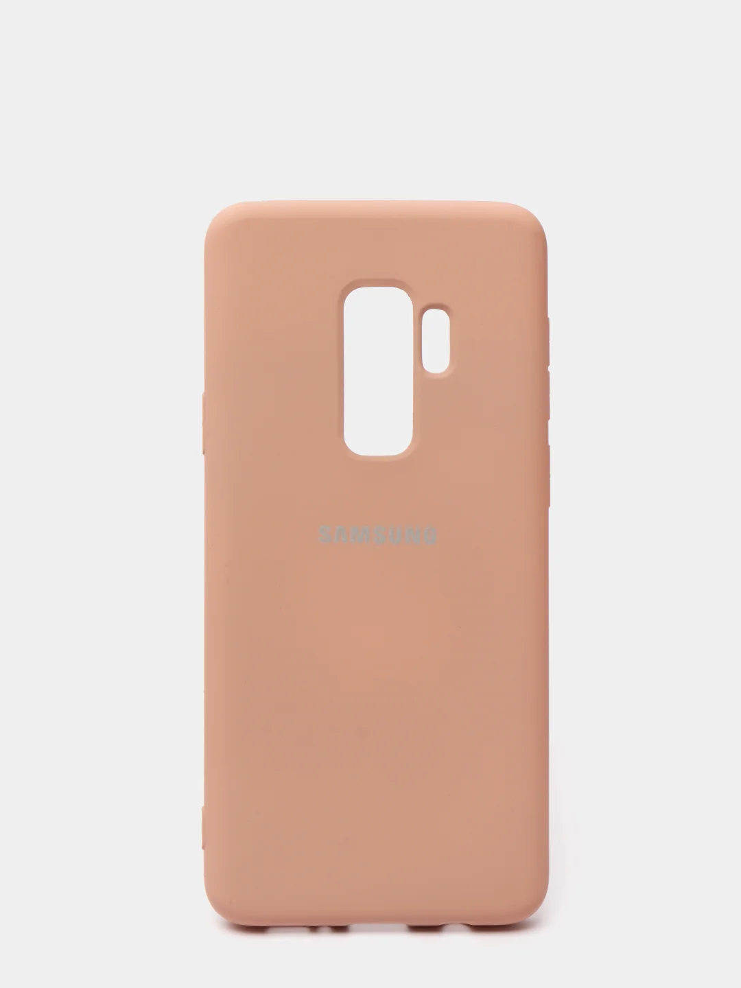 Бежевый защитный силиконовый чехол Silikone Cover для Samsung S9 PLUS