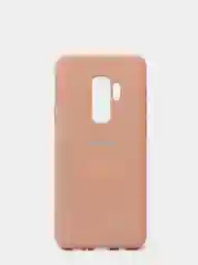 Бежевый защитный силиконовый чехол Silikone Cover для Samsung S9 PLUS