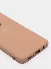 Бежевый защитный силиконовый чехол Silikone Cover для Samsung S9 PLUS