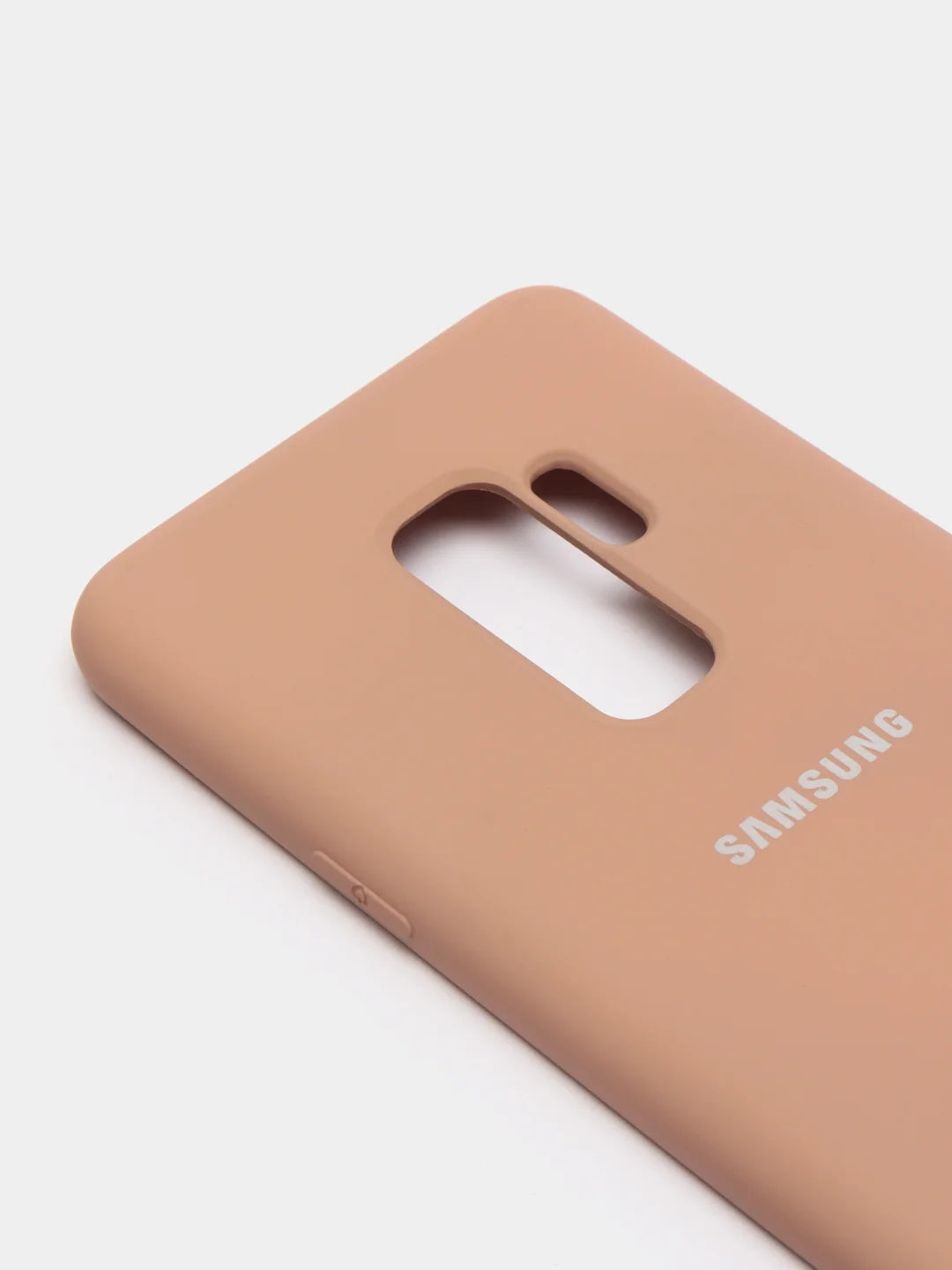 Бежевый защитный силиконовый чехол Silikone Cover для Samsung S9 PLUS