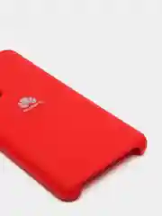 Бордовый защитный силиконовый чехол Silicone Cover Huawei P40