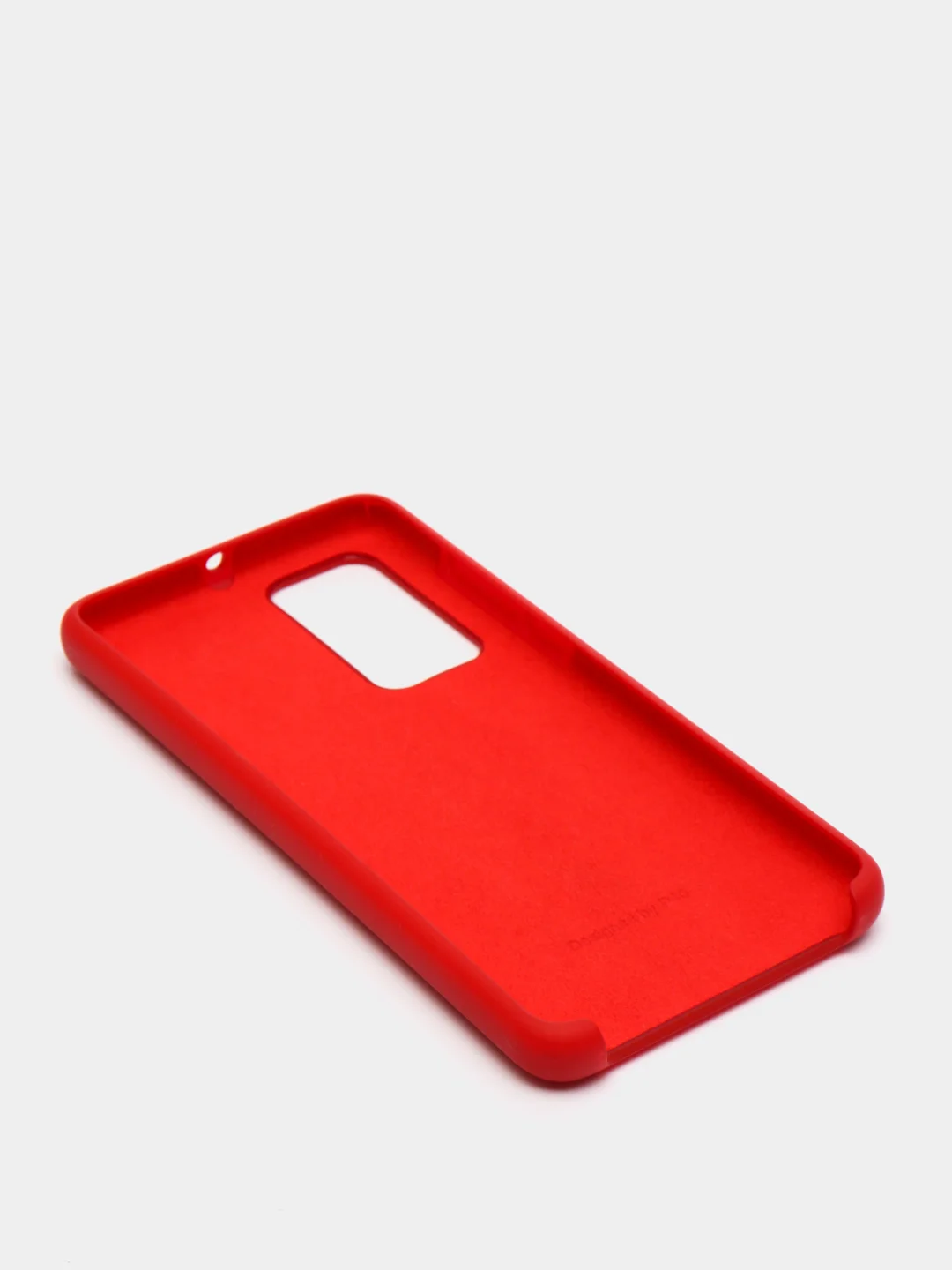 Бордовый защитный силиконовый чехол Silicone Cover Huawei P40