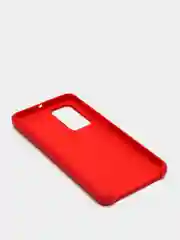 Бордовый защитный силиконовый чехол Silicone Cover Huawei P40