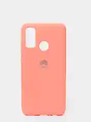 Кораллово-розовый защитный силиконовый чехол Silicone Cover HUAWEI P SMART 2020