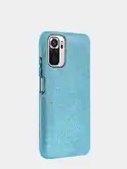 Голубой чехол Xiaomi Redmi Note 10 силиконовый