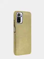 Золотой чехол Xiaomi Redmi Note 10 силиконовый