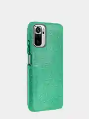 Бирюзовый чехол Xiaomi Redmi Note 10 силиконовый