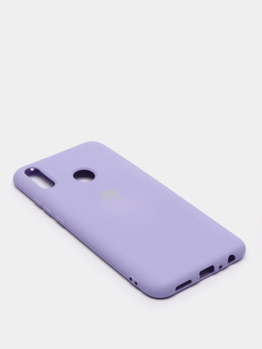 Лавандовый защитный силиконовый чехол Silicone Cover HUAWEI Y9 2019