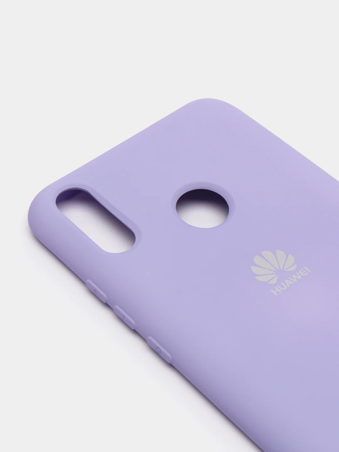 Лавандовый защитный силиконовый чехол Silicone Cover HUAWEI Y9 2019