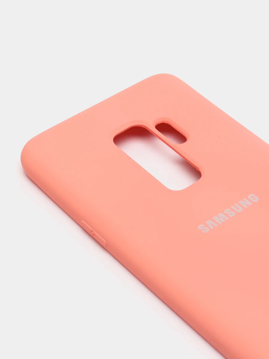 Кораллово-розовый защитный силиконовый чехол Silikone Cover для Samsung S9 PLUS