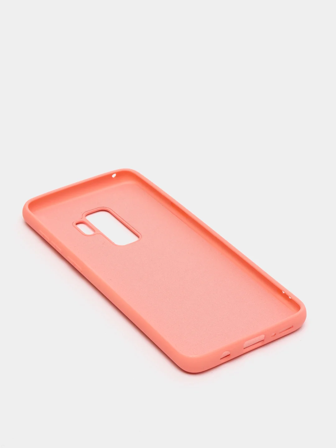 Кораллово-розовый защитный силиконовый чехол Silikone Cover для Samsung S9 PLUS