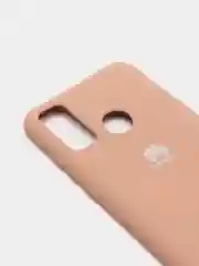 Бежевый защитный силиконовый чехол Silicone Cover HUAWEI P SMART 2020