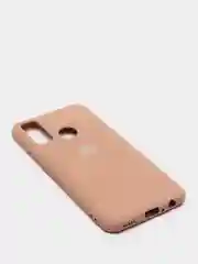 Бежевый защитный силиконовый чехол Silicone Cover HUAWEI P SMART 2020