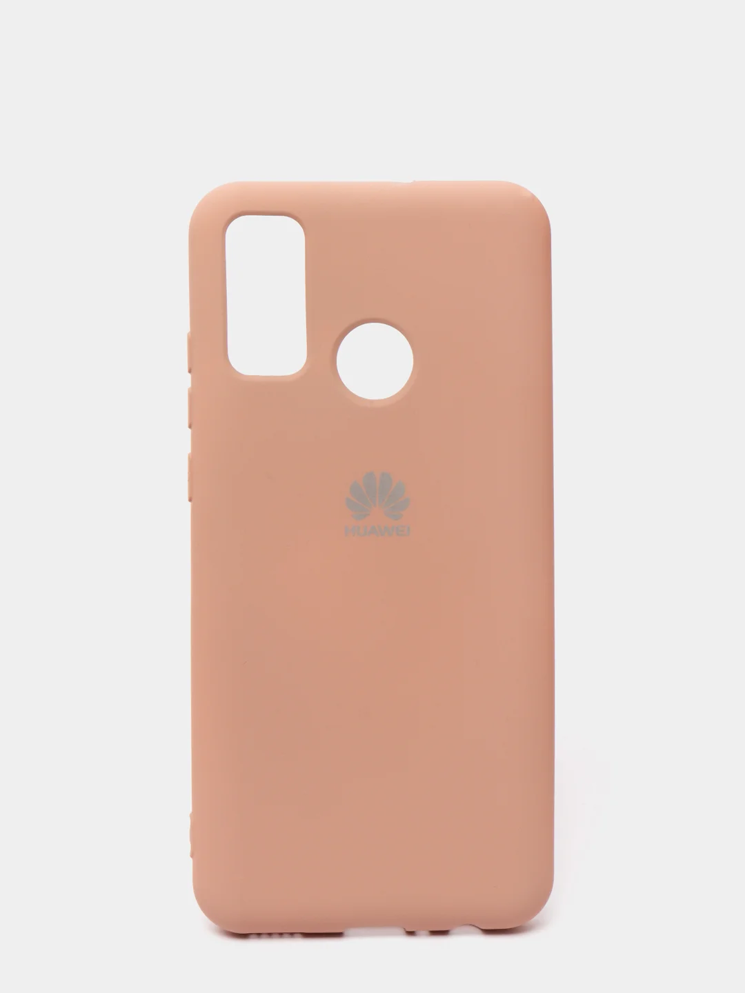 Бежевый защитный силиконовый чехол Silicone Cover HUAWEI P SMART 2020