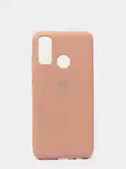 Бежевый защитный силиконовый чехол Silicone Cover HUAWEI P SMART 2020