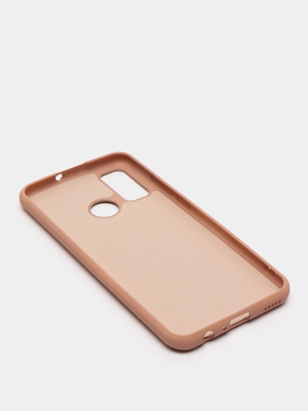 Бежевый защитный силиконовый чехол Silicone Cover HUAWEI P SMART 2020