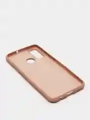 Бежевый защитный силиконовый чехол Silicone Cover HUAWEI P SMART 2020