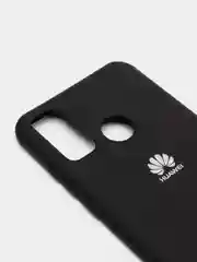 Черный защитный силиконовый чехол Silicone Cover HUAWEI P SMART 2020