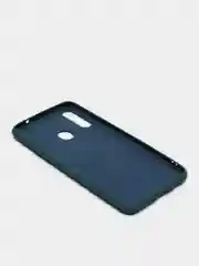 Тёмно-бирюзовый защитный силиконовый чехол Silikone Cover для Samsung A20S