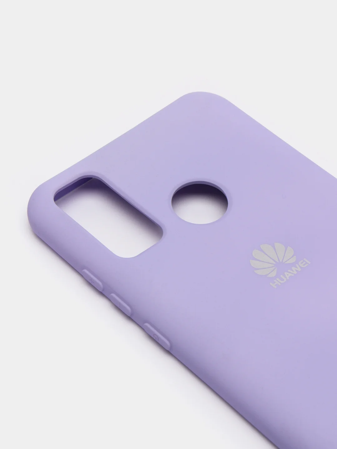 Лавандовый защитный силиконовый чехол Silicone Cover HUAWEI P SMART 2020