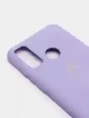 Лавандовый защитный силиконовый чехол Silicone Cover HUAWEI P SMART 2020