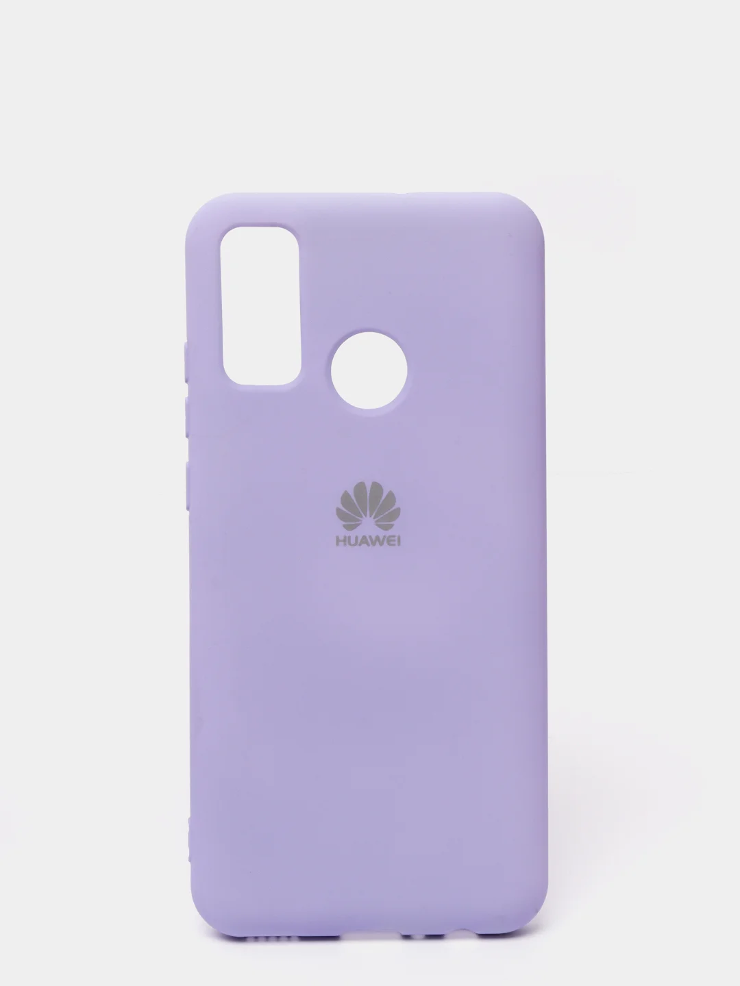 Лавандовый защитный силиконовый чехол Silicone Cover HUAWEI P SMART 2020