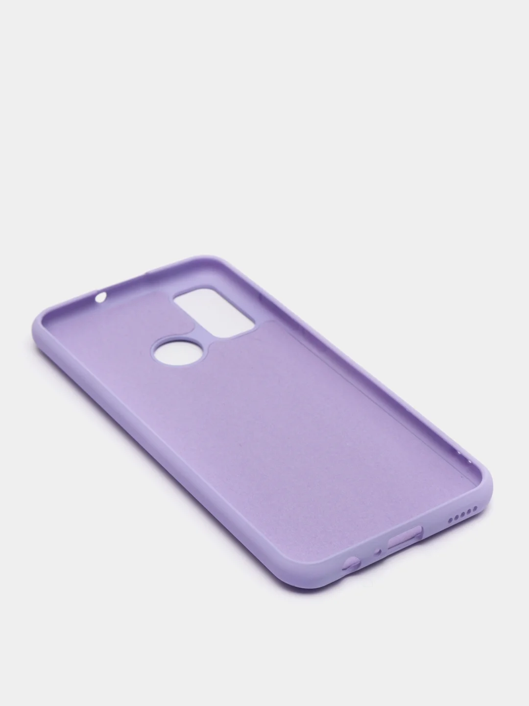 Лавандовый защитный силиконовый чехол Silicone Cover HUAWEI P SMART 2020