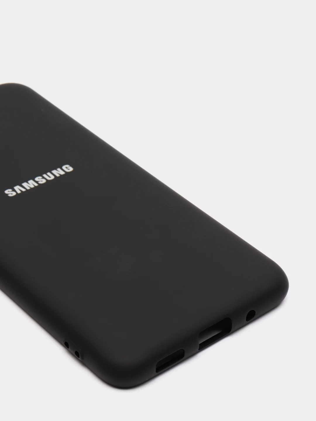 Черный защитный силиконовый чехол Silikone Cover для Samsung S20