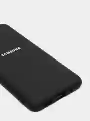 Черный защитный силиконовый чехол Silikone Cover для Samsung S20