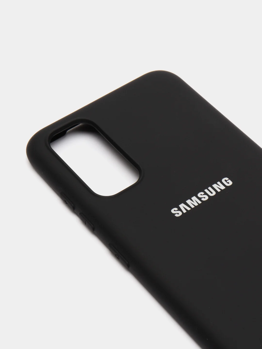 Черный защитный силиконовый чехол Silikone Cover для Samsung S20