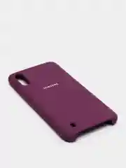 Пурпурный защитный силиконовый чехол Silikone Cover для Samsung M10