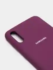 Пурпурный защитный силиконовый чехол Silikone Cover для Samsung M10