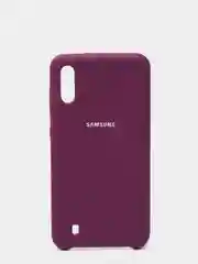 Пурпурный защитный силиконовый чехол Silikone Cover для Samsung M10