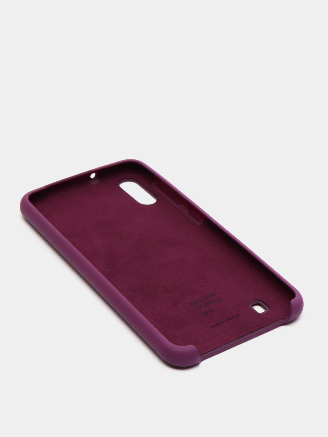 Пурпурный защитный силиконовый чехол Silikone Cover для Samsung M10