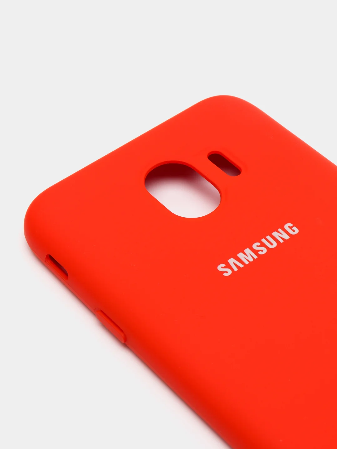 Алый защитный силиконовый чехол Silikone Cover для Samsung J4 2018