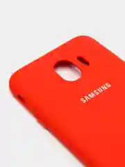 Алый защитный силиконовый чехол Silikone Cover для Samsung J4 2018