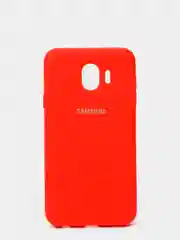 Алый защитный силиконовый чехол Silikone Cover для Samsung J4 2018